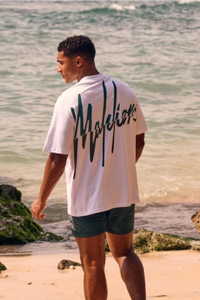 MEN SPLIT T SHIRT MM3 SS25 09 100 WHITE